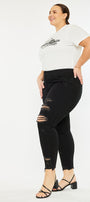 Genesis Mid Rise Ankle Skinny Jeans (Plus Size) - Official Kancan USA