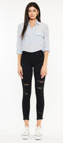 Hazy Mid Rise Ankle Skinny Jeans - Official Kancan USA