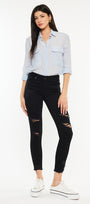 Hazy Mid Rise Ankle Skinny Jeans - Official Kancan USA