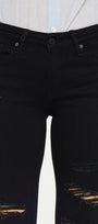 Hazy Mid Rise Ankle Skinny Jeans - Official Kancan USA