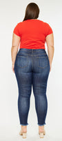 Penny Mid Rise Ankle Skinny Jeans (Plus Size) - Official Kancan USA