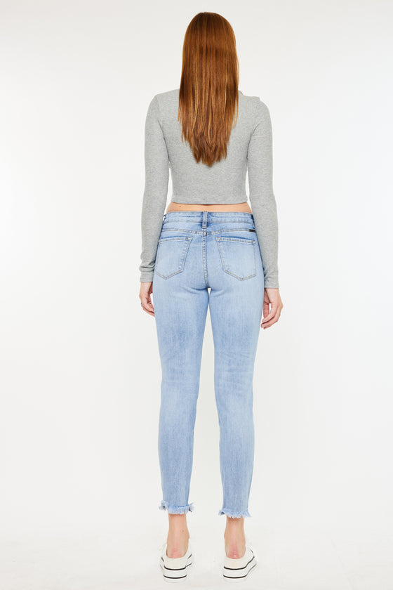 Augustina Mid Rise Ankle Skinny Jeans - Official Kancan USA