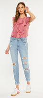 Augustina Mid Rise Ankle Skinny Jeans - Official Kancan USA