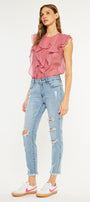 Augustina Mid Rise Ankle Skinny Jeans - Official Kancan USA