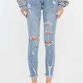 Augustina Mid Rise Ankle Skinny Jeans - Official Kancan USA