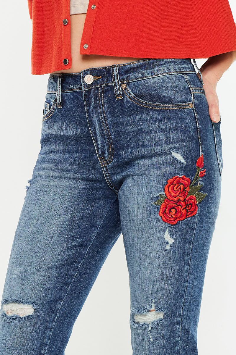 Isla High Rise Ankle Skinny Jeans - Official Kancan USA