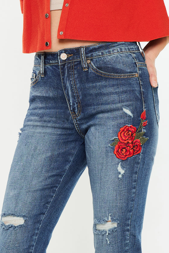 Isla High Rise Ankle Skinny Jeans - Official Kancan USA