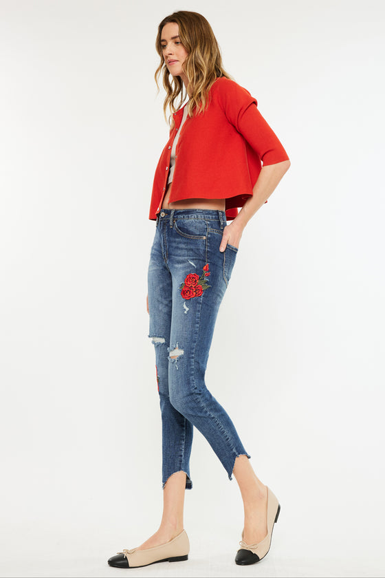Isla High Rise Ankle Skinny Jeans - Official Kancan USA
