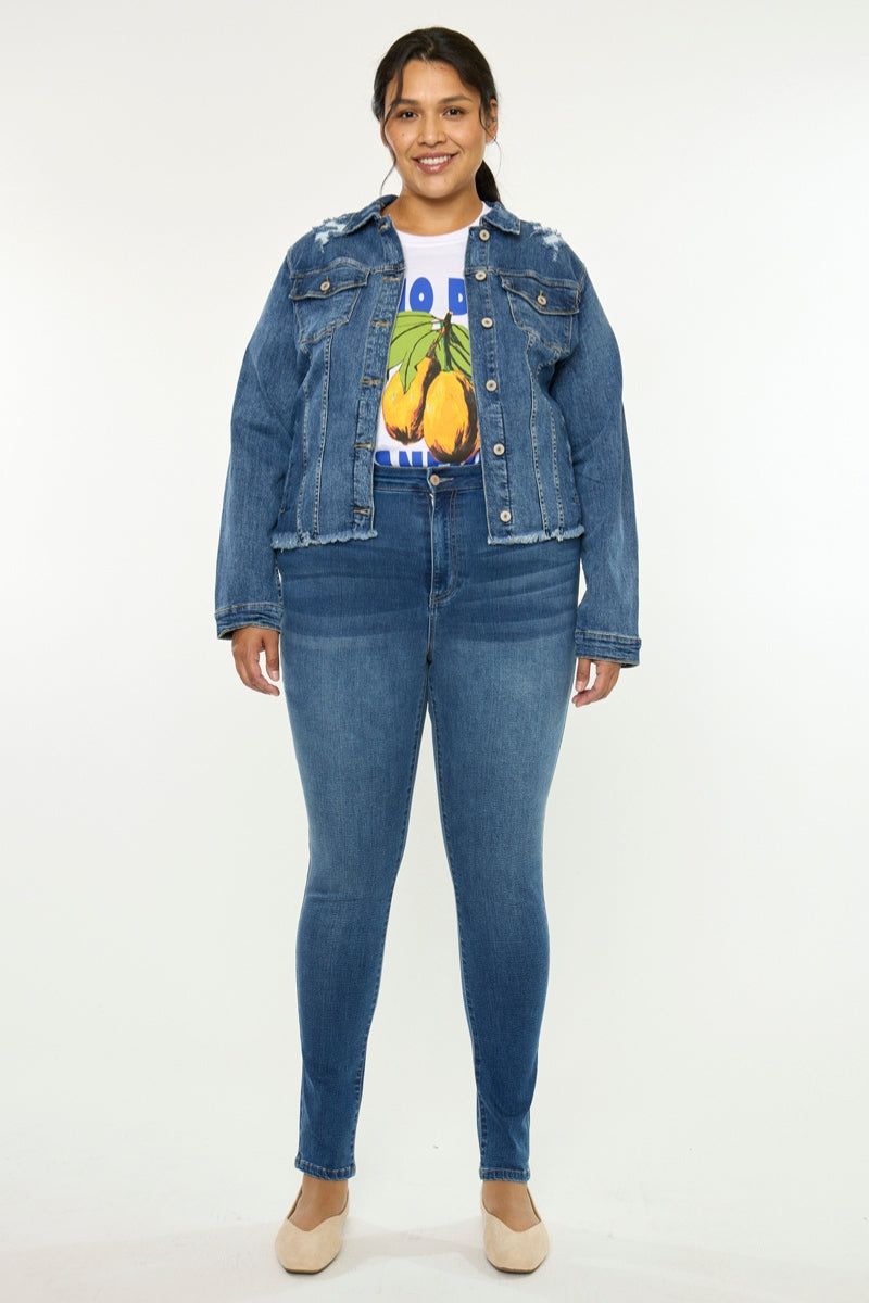 Loren Denim Jacket (Plus Size) - Official Kancan USA