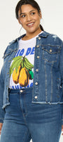 Loren Denim Jacket (Plus Size) - Official Kancan USA