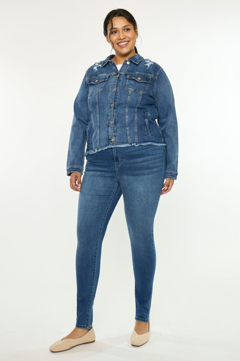Loren Denim Jacket (Plus Size) - Official Kancan USA
