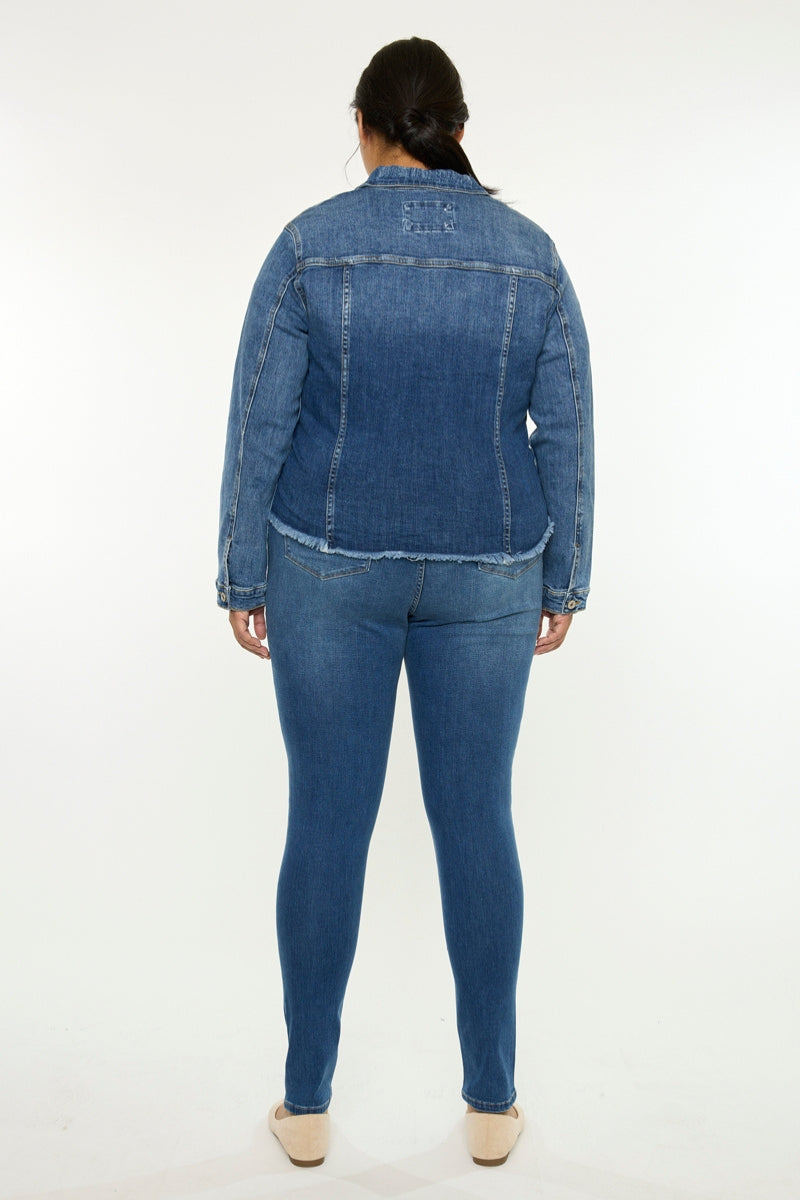 Loren Denim Jacket (Plus Size) - Official Kancan USA