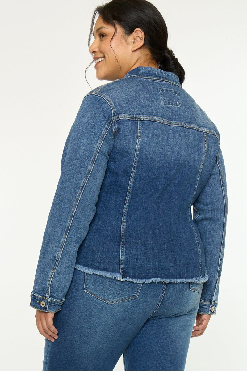 Loren Denim Jacket (Plus Size) - Official Kancan USA