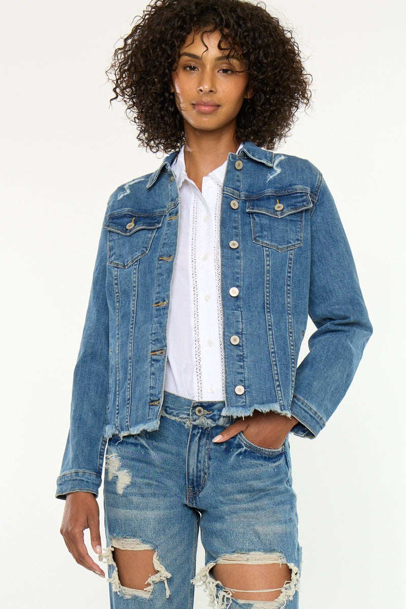 Wilson Denim Jacket | Boxy Fit | Regular Stretch – Kancan USA