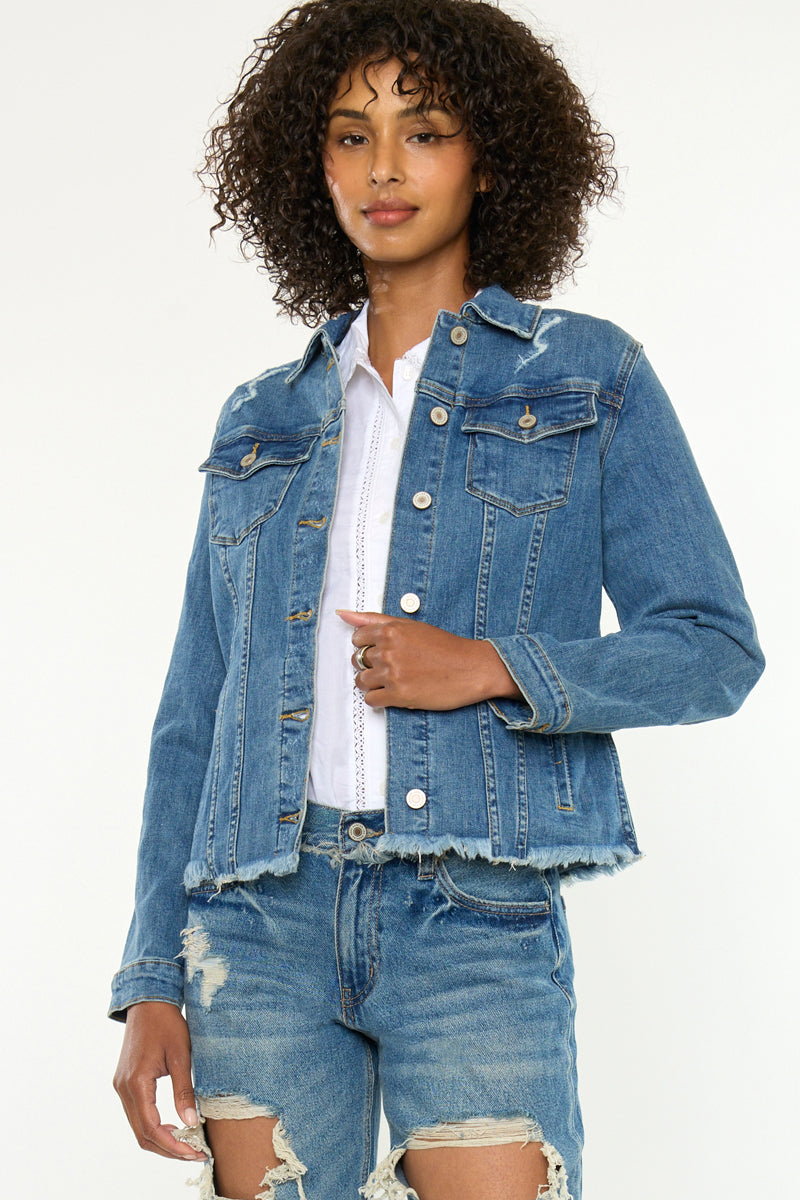 Wilson Denim Jacket | Boxy Fit | Regular Stretch – Kancan USA