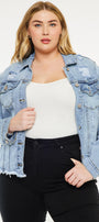 Loren Denim Jacket (Plus Size) - Official Kancan USA