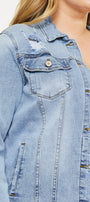 Loren Denim Jacket (Plus Size) - Official Kancan USA