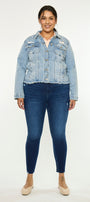 Loren Denim Jacket (Plus Size) - Official Kancan USA