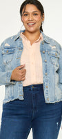 Loren Denim Jacket (Plus Size) - Official Kancan USA