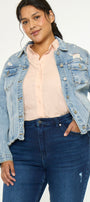 Loren Denim Jacket (Plus Size) - Official Kancan USA