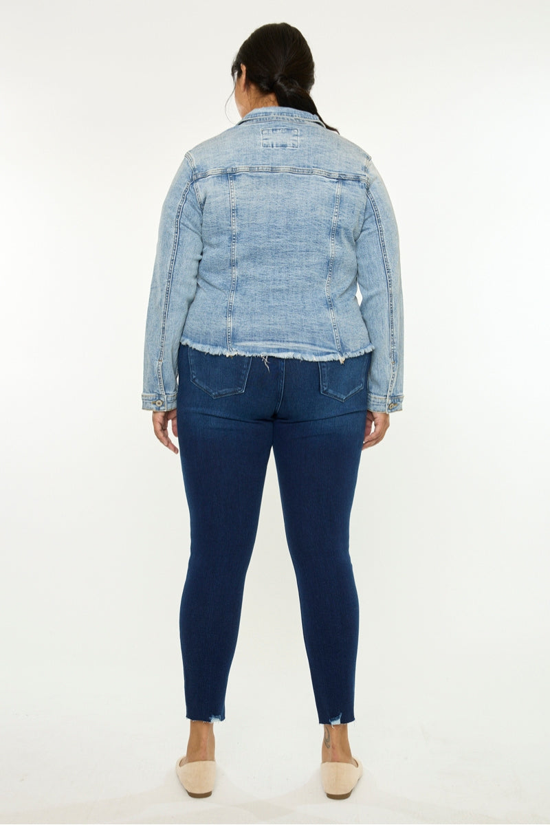 Loren Denim Jacket (Plus Size) - Official Kancan USA