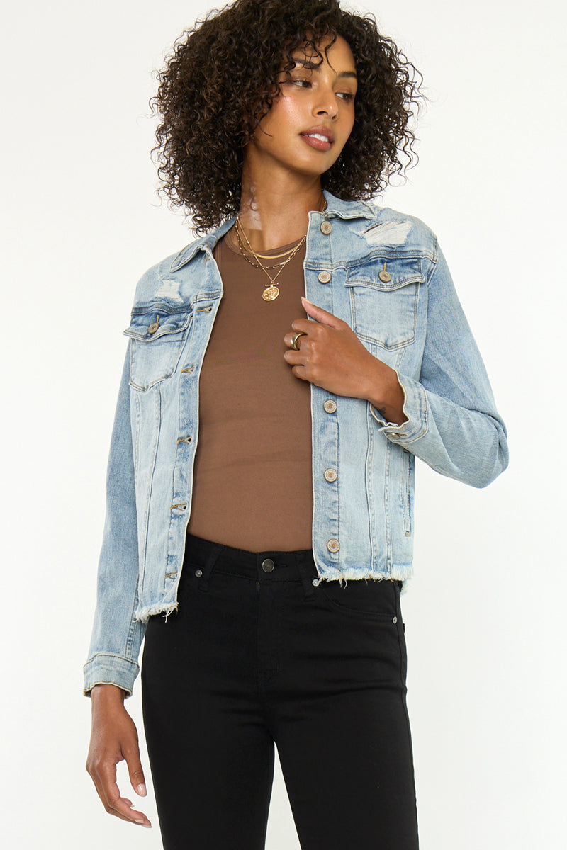 Wilson Denim Jacket | Boxy Fit | Regular Stretch – Kancan USA