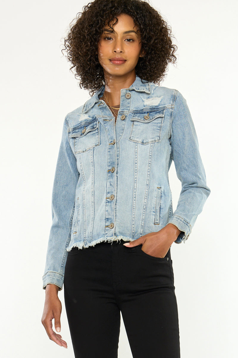 Wilson Denim Jacket | Boxy Fit | Regular Stretch – Kancan USA