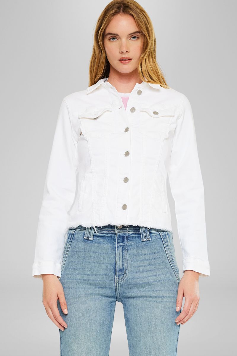 Jane Denim Jacket – Classic Style with Modern Edge – Kancan USA