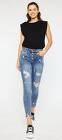 Ellington High Rise Ankle Skinny Jeans - Official Kancan USA