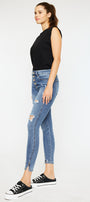 Ellington High Rise Ankle Skinny Jeans - Official Kancan USA