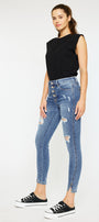 Ellington High Rise Ankle Skinny Jeans - Official Kancan USA