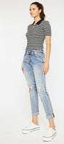 Clarie Mid Rise Boyfriend Jeans - Official Kancan USA