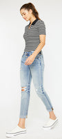 Clarie Mid Rise Boyfriend Jeans - Official Kancan USA