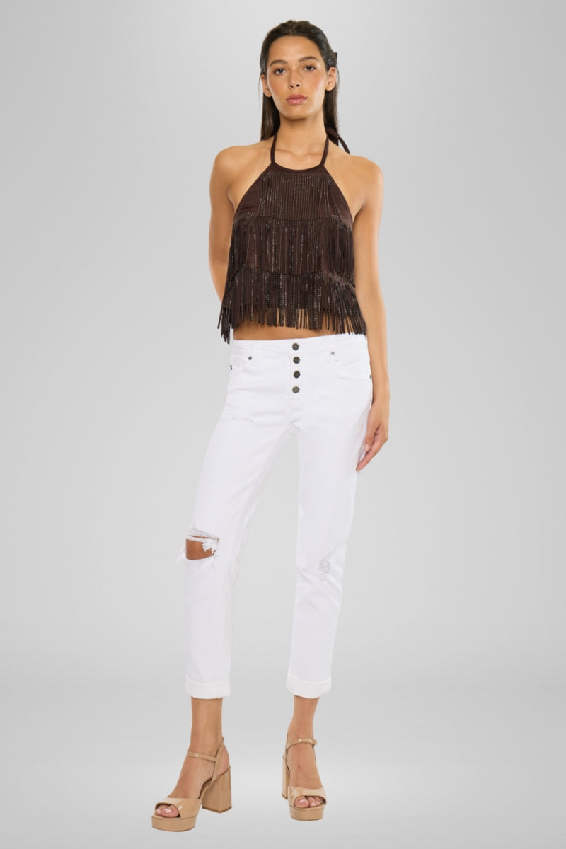 Tali Mid Rise Boyfriend Jeans