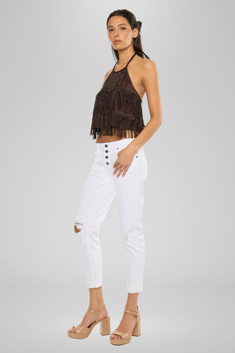 Tali Mid Rise Boyfriend Jeans