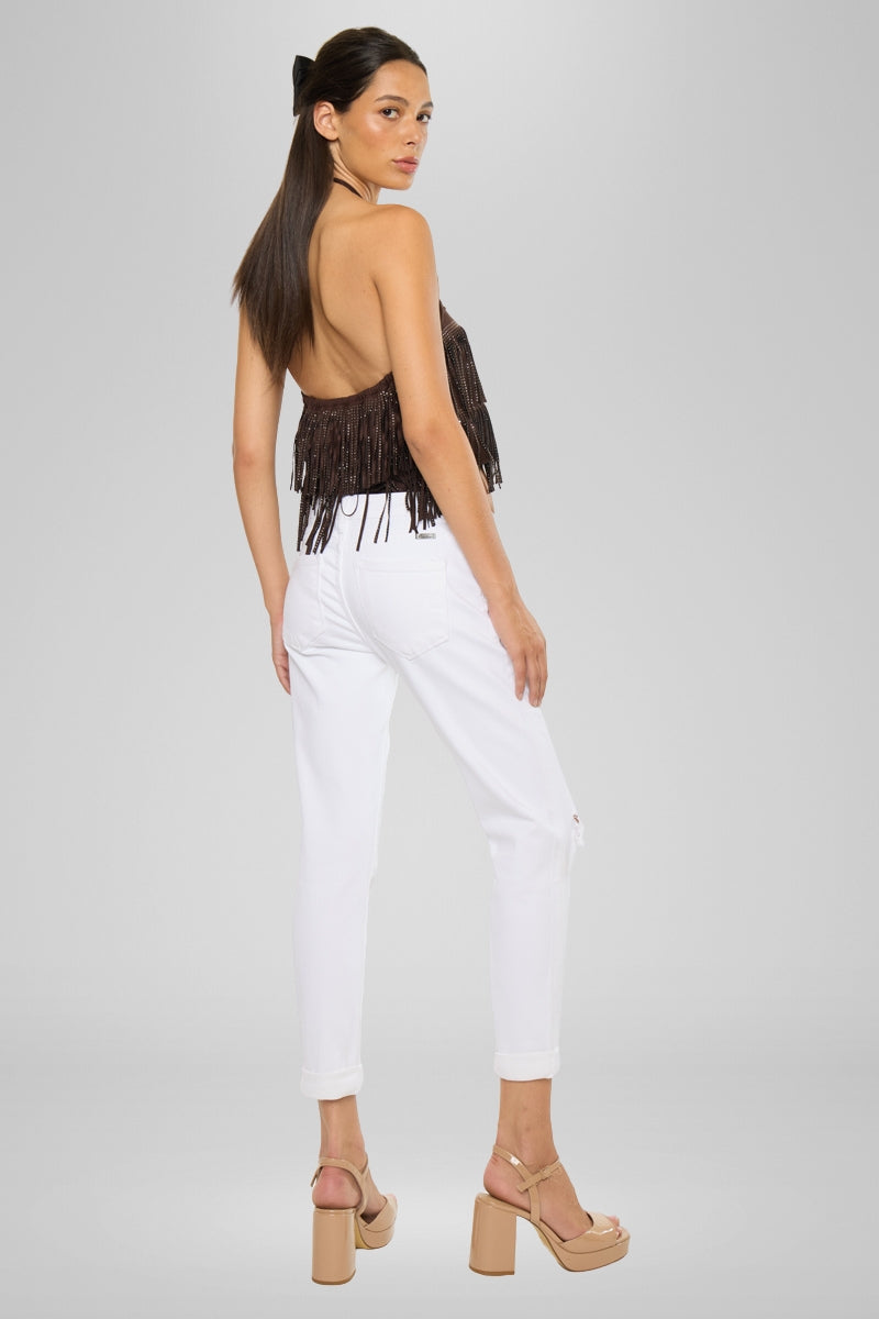 Tali Mid Rise Boyfriend Jeans