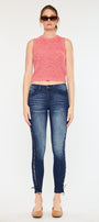 Jackie Mid Rise Ankle Skinny Jeans - Official Kancan USA