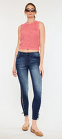 Jackie Mid Rise Ankle Skinny Jeans - Official Kancan USA