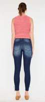 Jackie Mid Rise Ankle Skinny Jeans - Official Kancan USA
