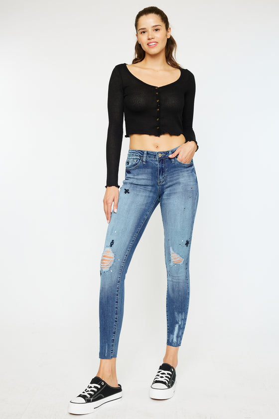 Allyson Mid Rise Super Skinny - Official Kancan USA