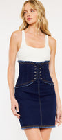 Adriana Lace Up Corset Skirt - Official Kancan USA