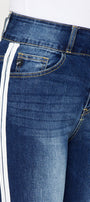 Monique  Mid Rise Cropped Skinny Jeans - Official Kancan USA
