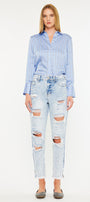 Collie High Rise Mom Jeans - Official Kancan USA
