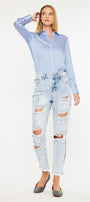 Collie High Rise Mom Jeans - Official Kancan USA