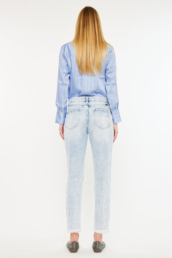 Collie High Rise Mom Jeans - Official Kancan USA