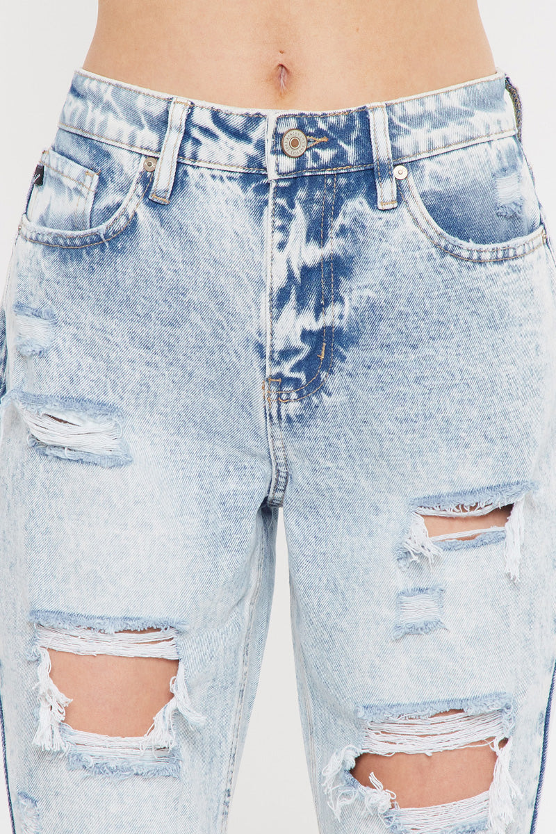 Collie High Rise Mom Jeans - Official Kancan USA