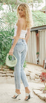 Collie High Rise Mom Jeans - Official Kancan USA