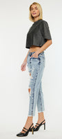 Collie High Rise Mom Jeans - Official Kancan USA