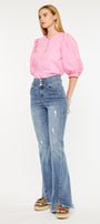 Miranda Ultra High Rise Flare Jeans - Official Kancan USA