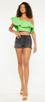 Tamsin Ultra High Rise Belted Shorts - Official Kancan USA
